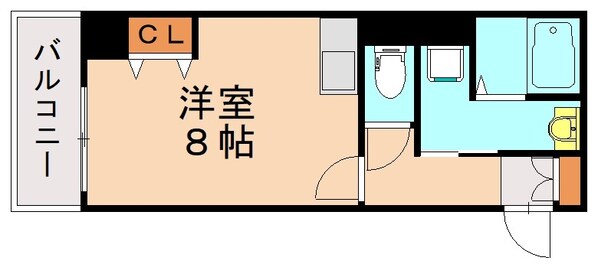 奥洞海駅 徒歩10分 6階の物件間取画像